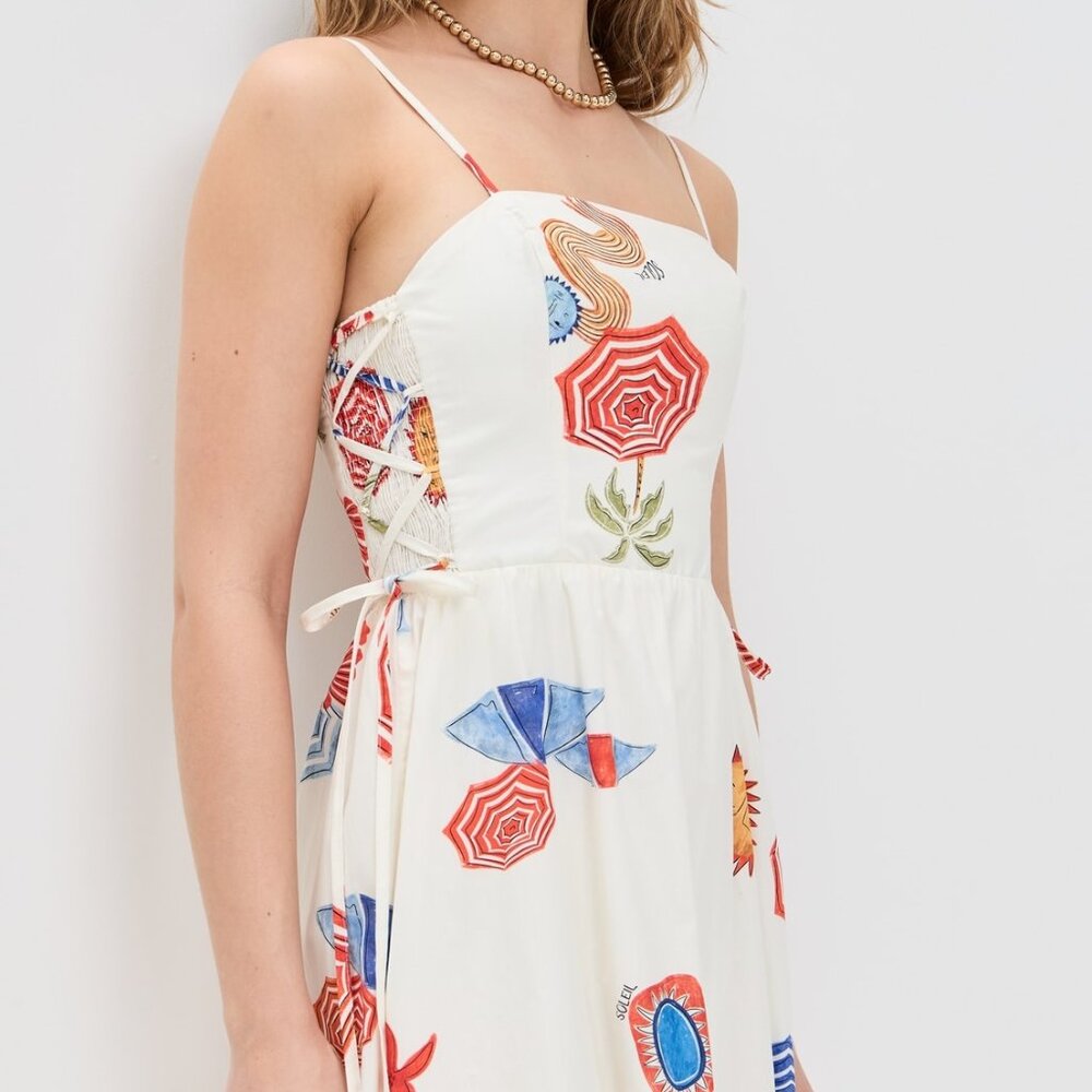 NWT $193 Dress To Sun Print Maxi Dress Size XS - Picture 5 of 5
